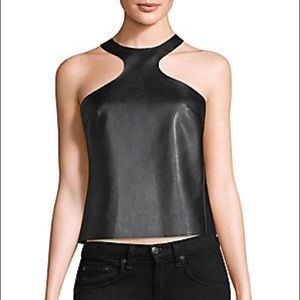 Bailey 44 Green Light Leather Tank Top